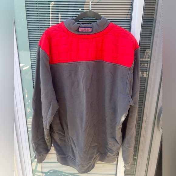 Vineyard Vines Shep & Ian Martha’s Vineyard 1/4 ZIP Sweater Shoulder Patch - Picture 4 of 7